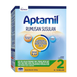 APTAMIL INFANT FORMULA STEP 2 600GM APTAMIL INFANT FORMULA STEP 2 600GM