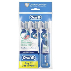 ORAL-B TOOTHBRUSH CRISS CROSS ULTRATHIN 3'S ORAL-B TOOTHBRUSH CRISS CROSS ULTRATHIN 3'S