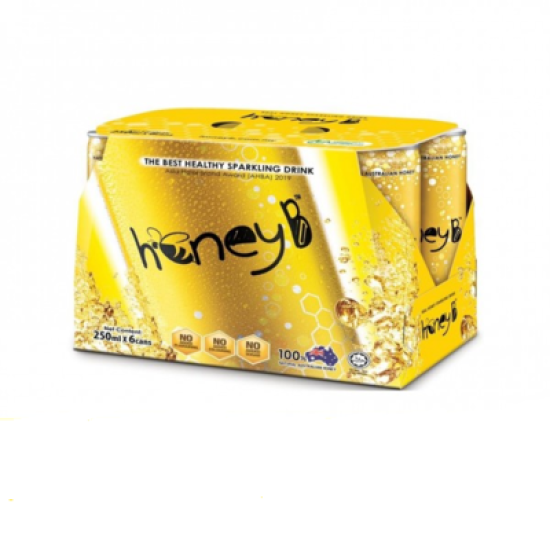 HONEY B SPARKLING HONEY DRINK 250ML*6