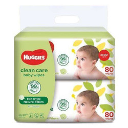 HUGGIES CLEAN CARE WIPES 80S*2 HUGGIES CLEAN CARE WIPES 80S*2