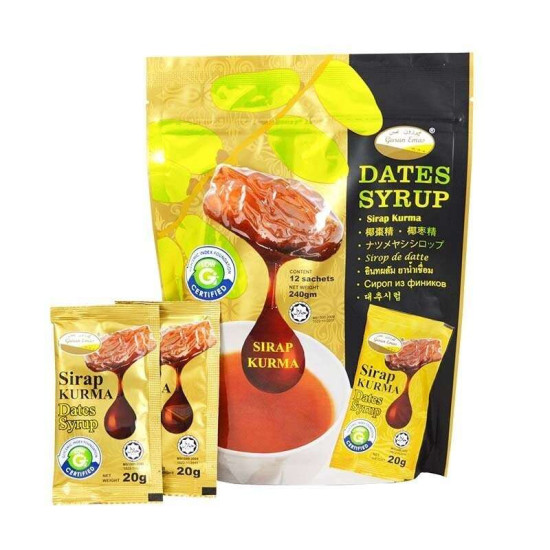 GURUN EMAS DATE SYRUP POUCH 20GM*12S