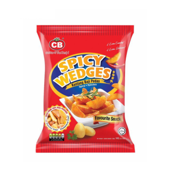 CB POTATO SPICY WEDGES 1KG