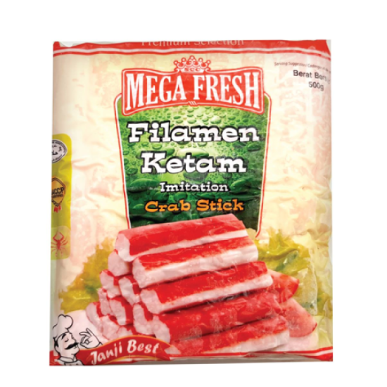 MEGA FRESH FILAMENT CRAB STICK 500G