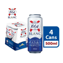 KRONENBOURG BLANC 1664 500ML*4 KRONENBOURG BLANC 1664 500ML*4