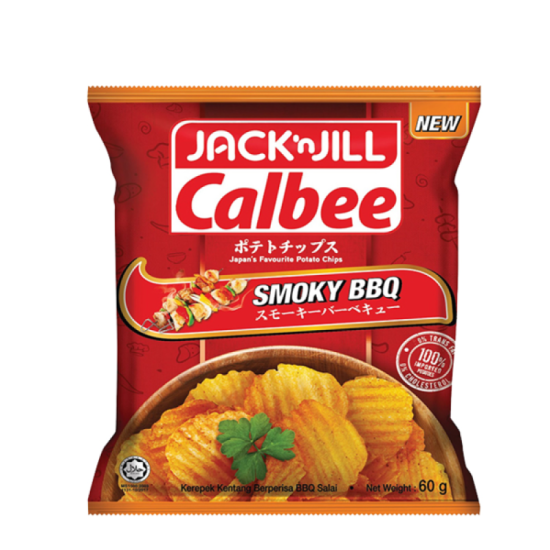 JACK N JILL CALBEE SMOKY BBQ 60GM