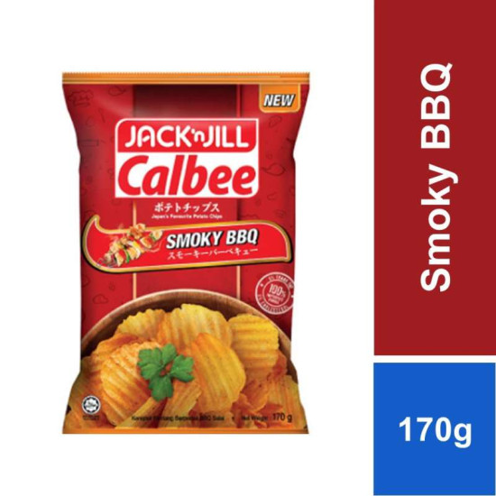 JACK N JILL CALBEE SMOKY BBQ 170GM