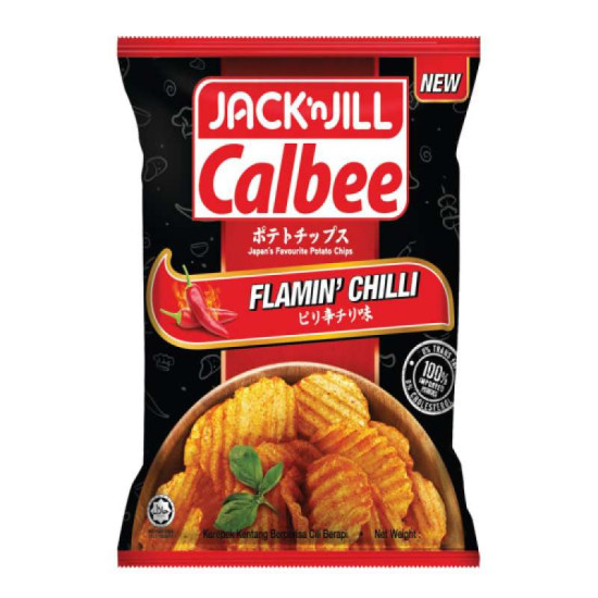 JACK N JILL CALBEE FLAMIN CHILI 170GM