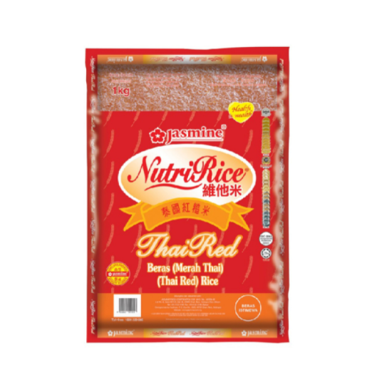 JASMINE THAI RED RICE 1KG JASMINE THAI RED RICE 1KG