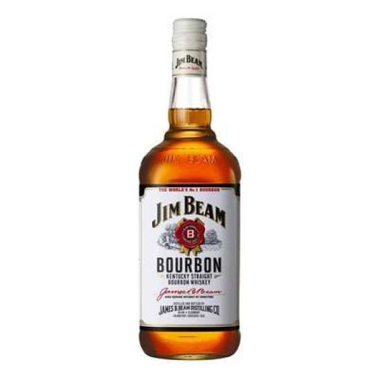 JIM BEAM WHITE BOURBON WHISKY 750ML