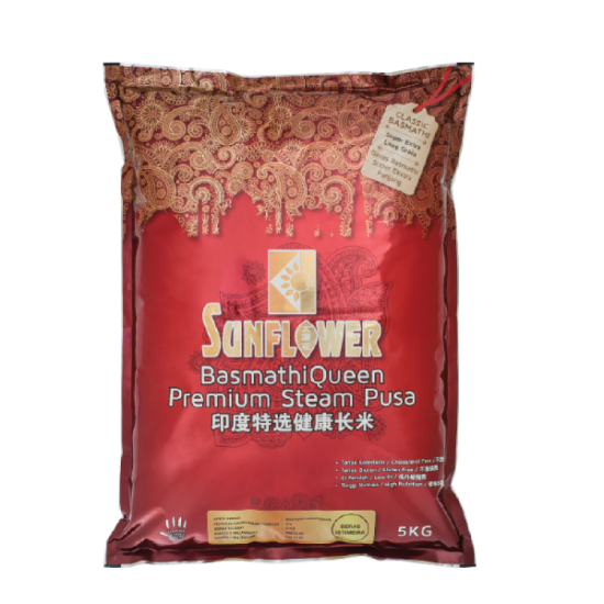 SUNFLOWER BASMATHI QUEEN PREMIUM STEAM PUSA 5KG