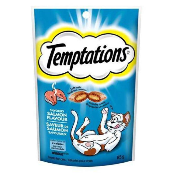 TEMPTATIONS DRY SAVOURY SALMON 85G