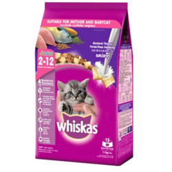WHISKAS DRY JUNIOR MACKEREL 1.1KG WHISKAS DRY JUNIOR MACKEREL 1.1KG