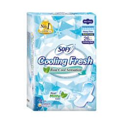 SOFY COOLING FRESH MAXI WING 26CM 14'S SOFY COOLING FRESH MAXI WING 26CM 14'S