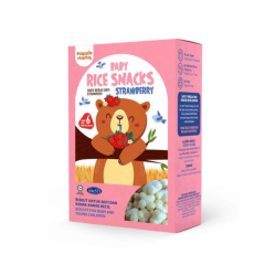 HAPPIE MAMA RICE SNACK - STRAWBERRY 30G HAPPIE MAMA RICE SNACK - STRAWBERRY 30G