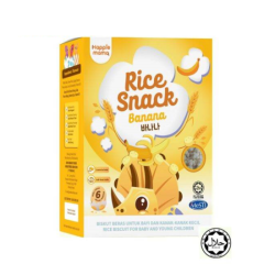 HAPPIE MAMA RICE SNACK- BANANA 30G HAPPIE MAMA RICE SNACK- BANANA 30G