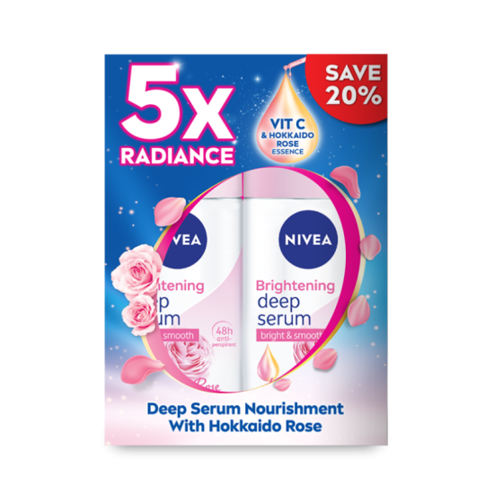 NIVEA WOMEN DEODORANT - HOKKAIDO ROSE 50ML*2