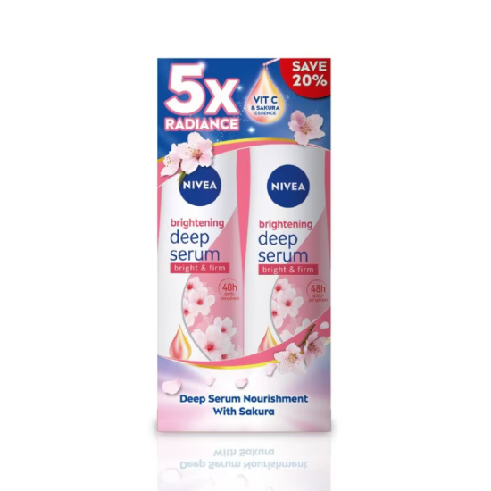 NIVEA WOMEN SPRAY SAKURA 150ML*2