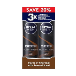 NIVEA MEN DEODORANT SPRAY - DEEP ESPRESSO 150ML*2 NIVEA MEN DEODORANT SPRAY - DEEP ESPRESSO 150ML*2