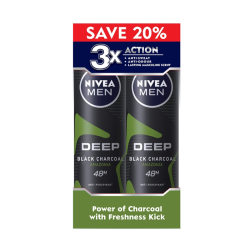 NIVEA MEN DEODORANT SPRAY - DEEP AMAZONIA 150ML*2 NIVEA MEN DEODORANT SPRAY - DEEP AMAZONIA 150ML*2
