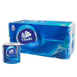 VINDA DELUXE 3PLY TOILET ROLL 250S*16R VINDA DELUXE 3PLY TOILET ROLL 250S*16R