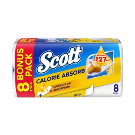 SCOTT KITCHEN TOWEL CALORIE LIGHT 50S*6+2R