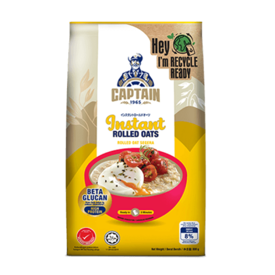 CAPTAIN INSTANT ROLLED OAT 800G