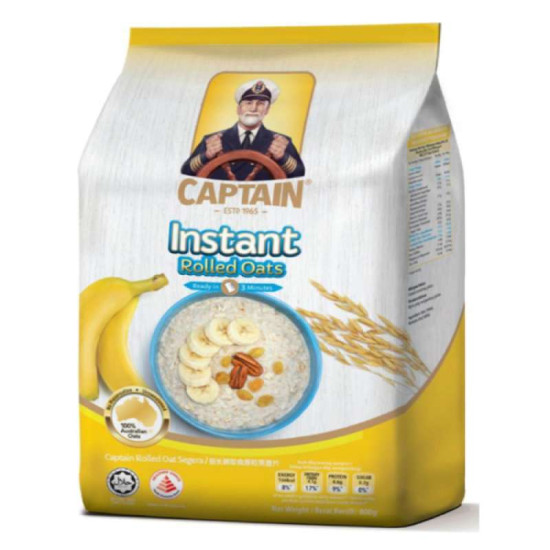 CAPTAIN INSTANT ROLLED OAT 800G