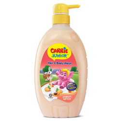 CARRIE JUNIOR HAIR & BODY WASH APRICOT YOGURT 1KG CARRIE JUNIOR HAIR & BODY WASH APRICOT YOGURT 1KG
