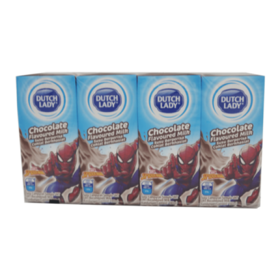 DUTCH LADY UHT MILKY MARVEL CHOCO 180ML*4