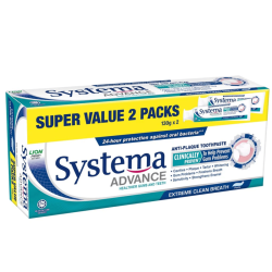 SYSTEMA TOOTHPASTE EXTREME CLEAN BREATH 130GM*2 SYSTEMA TOOTHPASTE EXTREME CLEAN BREATH 130GM*2