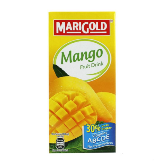MARIGOLD LESS SUGAR MANGO FRUIT DRINK 1L