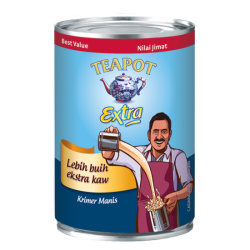 TEAPOT EXTRA SWEETENED CREAM 500GM TEAPOT EXTRA SWEETENED CREAM 500GM