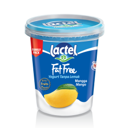 LACTEL FATFREE YOGURT MANGO 470G LACTEL FATFREE YOGURT MANGO 470G