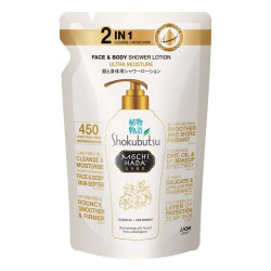 SHOKUBUTSU MOCHI HADA SHOWER LOTION ULTRA MOISTURE 450ML SHOKUBUTSU MOCHI HADA SHOWER LOTION ULTRA MOISTURE 450ML
