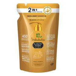 SHOKUBUTSU MOCHI HADA SHOWER OIL NOURISH & SOFT 450ML SHOKUBUTSU MOCHI HADA SHOWER OIL NOURISH & SOFT 450ML