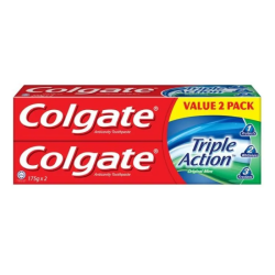 COLGATE TOOTHPASTE TRIPLE ACTION 175G*2 COLGATE TOOTHPASTE TRIPLE ACTION 175G*2