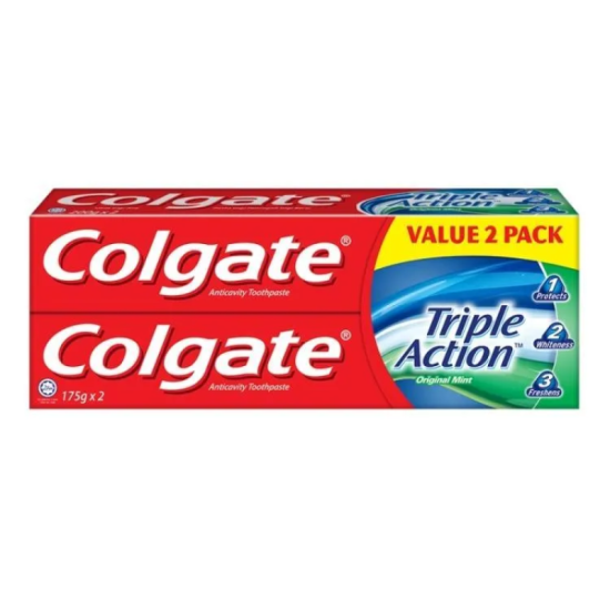 COLGATE TOOTHPASTE TRIPLE ACTION 175G*2