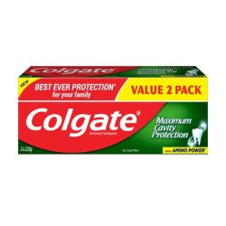 COLGATE TOOTHPASTE ICY COOL MINT 225G*2 COLGATE TOOTHPASTE ICY COOL MINT 225G*2
