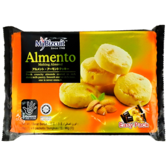 MYBISCUIT ALMENTO MELTING ALMOND 96GM