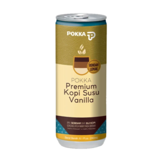 POKKA PREMIUM VAN/MILK COFFEE 240ML