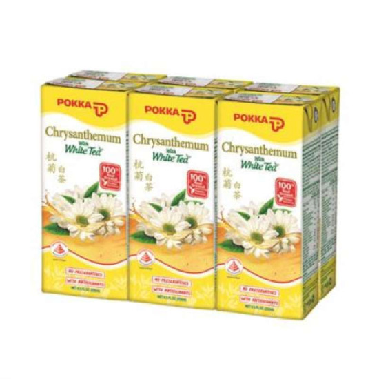 POKKA CHRYSANTHEMUM WHITE TEA 250ML*6