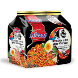 MI SEDAAP GORENG KOREAN SPICY 87GM*5 MI SEDAAP GORENG KOREAN SPICY 87GM*5