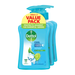 DETTOL HAND WASH COOL 250ML*3 DETTOL HAND WASH COOL 250ML*3