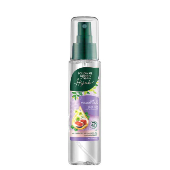 FOLLOW ME GREEN TEA HIJAB HAIR MIST SOFT & VOLU 100ML