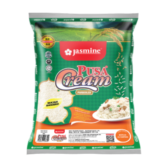 JASMINE BASMATHI RICE PUSA CREAM 5KG