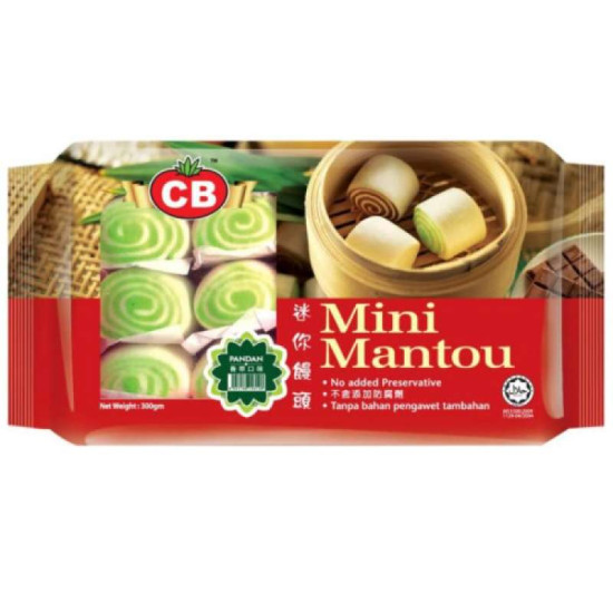 CB MINI MANTOU PANDAN 20PCS 300G