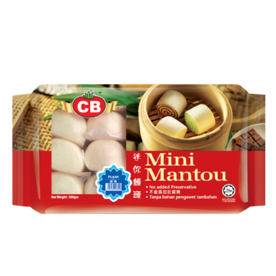 CB MINI MANTOU PLAIN 20PCS 300G