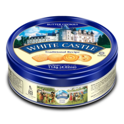 WHITE CASTLE BUTTER COOKIES 114GM WHITE CASTLE BUTTER COOKIES 114GM