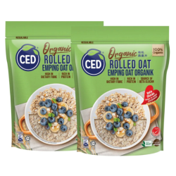 CED ORGANIC ROLLED OATS TP 450G*2 CED ORGANIC ROLLED OATS TP 450G*2