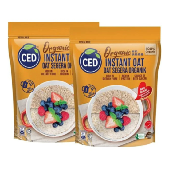 CED ORGANIC INSTANT OATS TP 450G*2